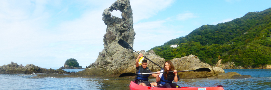 西伊豆シーカヤック　見どころたっぷりの体験ツアー